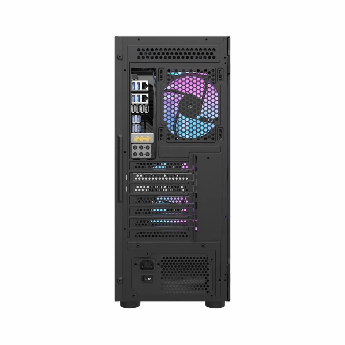 کیس کامپیوتر دارک فلش مدل DarkFlash DK431 Glass — تصویر ۵