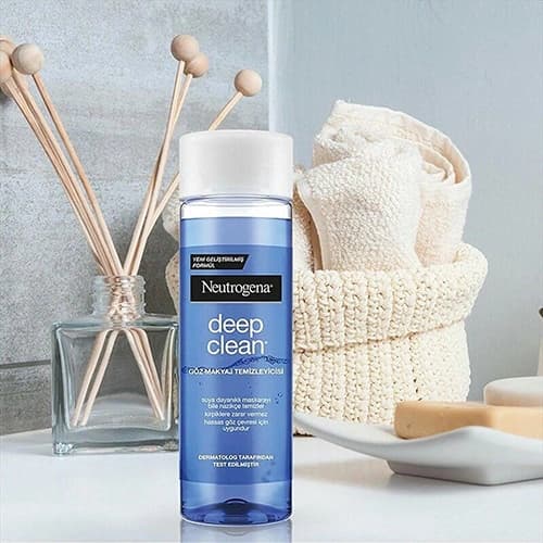 محلول دو فاز پاک کننده آرایش چشم نوتروژینا مدل Deep Clean — تصویر ۳