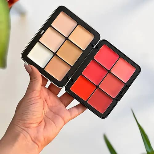 پالت رژگونه و کانسیلر کارلا سکرت 12 رنگ carla secret — تصویر ۴