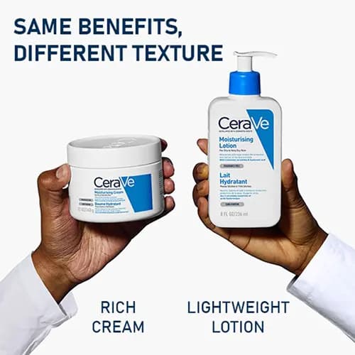 کرم مرطوب کننده و آبرسان سراوی Cerave مناسب پوست خشک — تصویر ۷