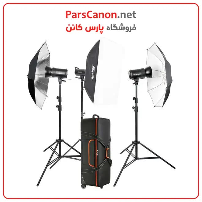 کیت فلاش Godox SK300II 3-Light Studio Flash Kit — تصویر ۳