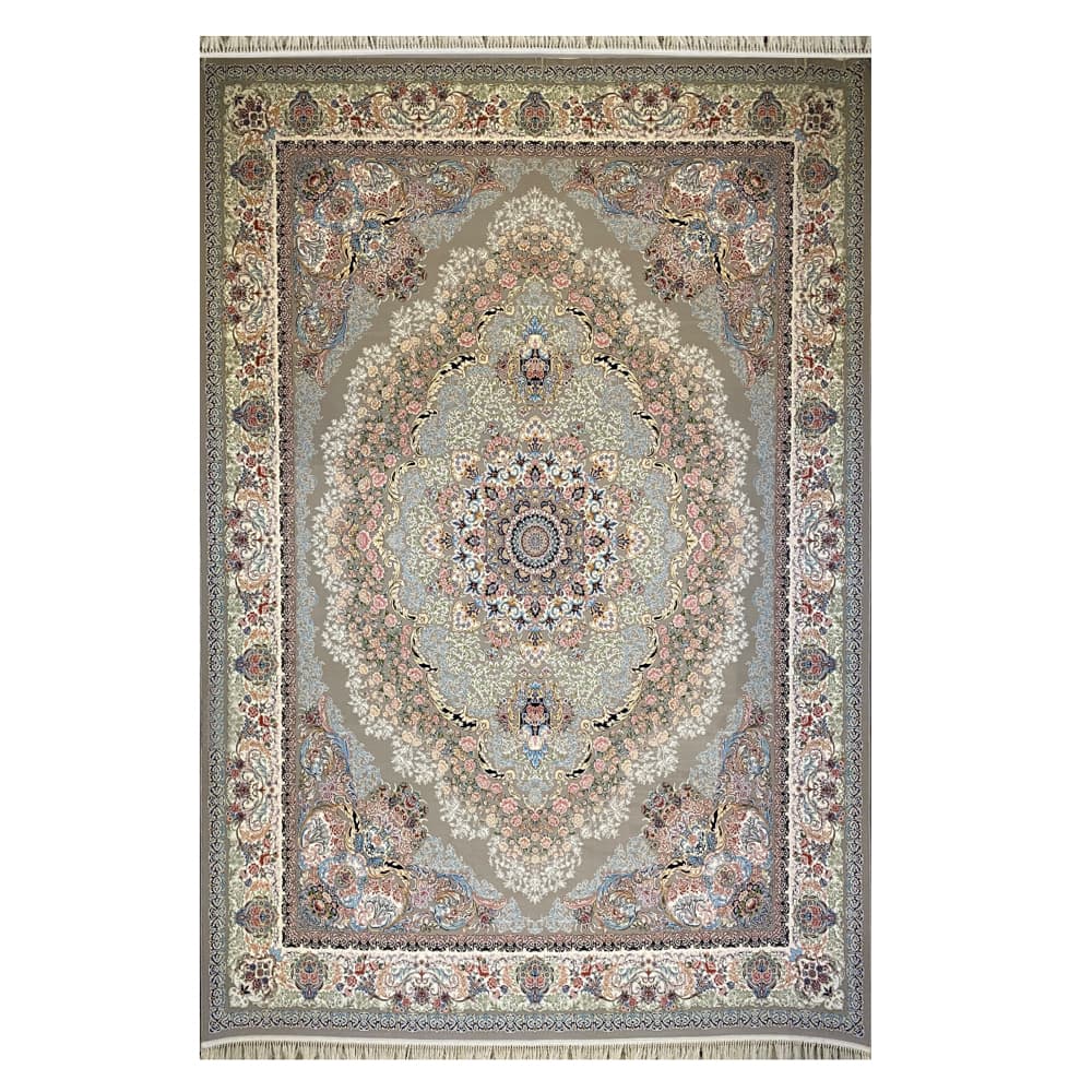 فرش ۱۲۰۰شانه زمینه گردویی کدSH-1250
