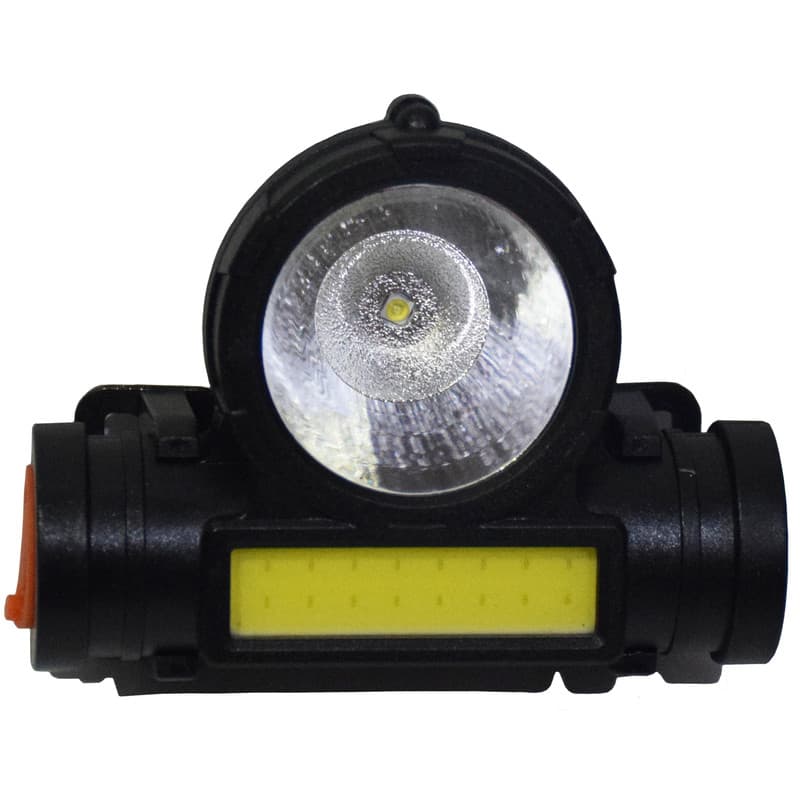 چراغ پیشانی شارژی LED+COB مدل 108