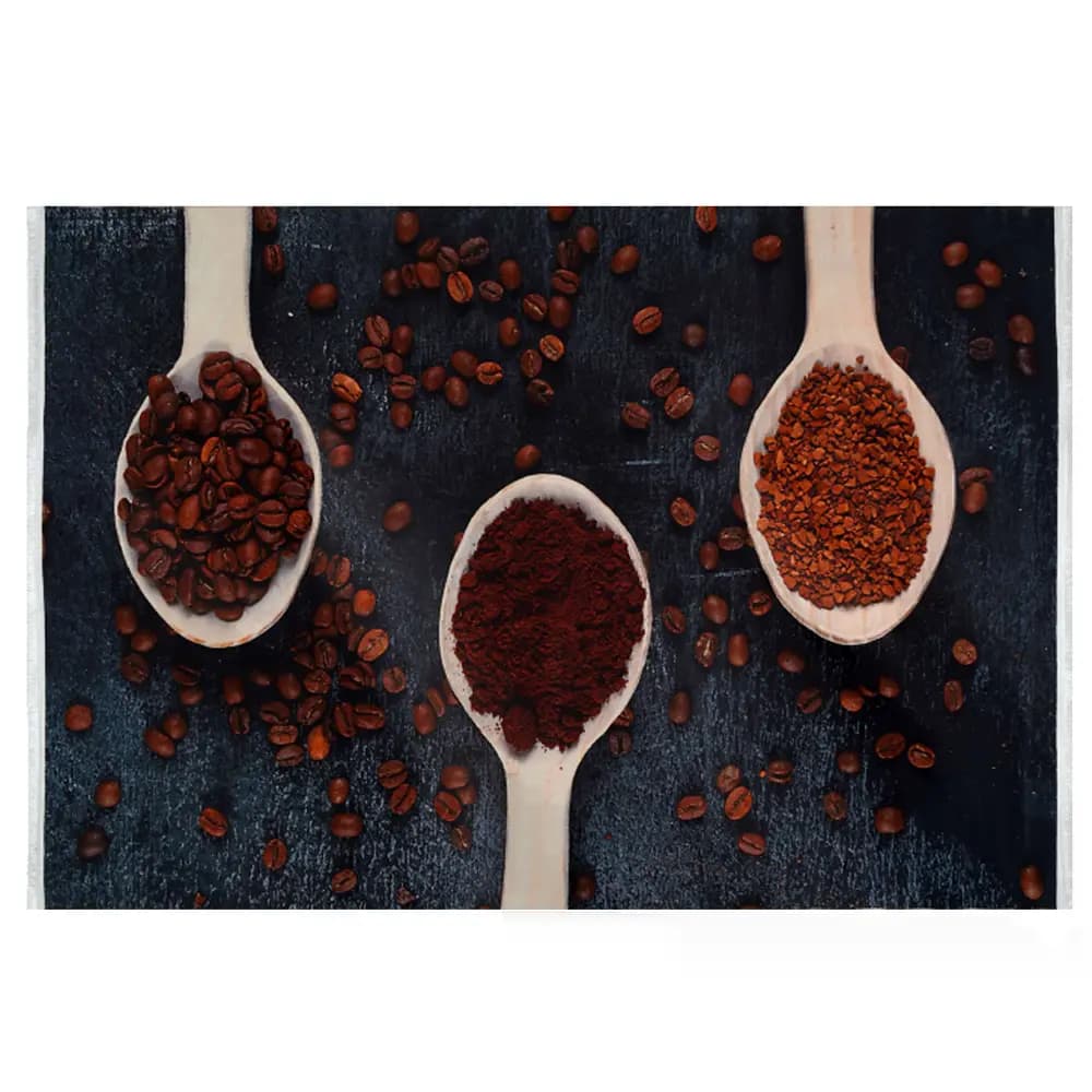 فرش آشپزخانه طرح قاشق و قهوه کد 101409 — تصویر ۲