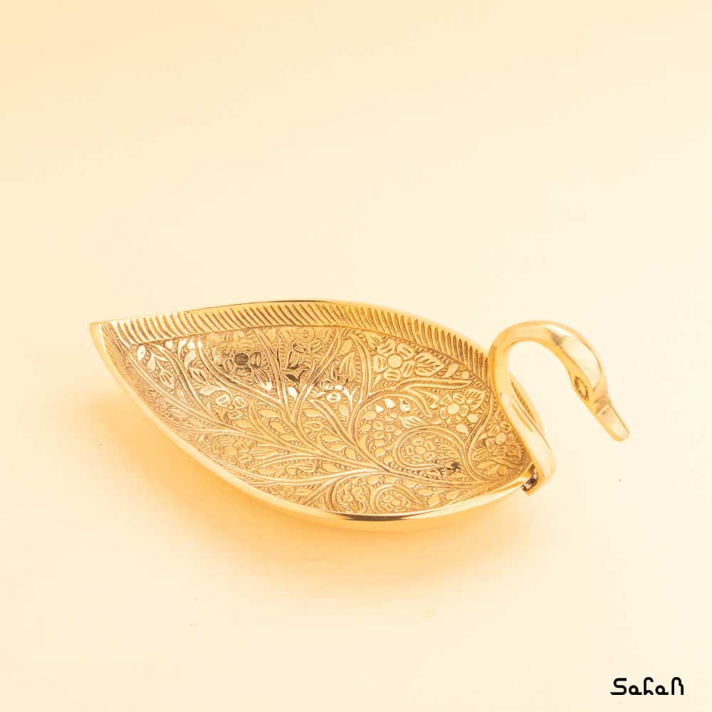 اردو خوری برنجی طلایی قو — تصویر ۷