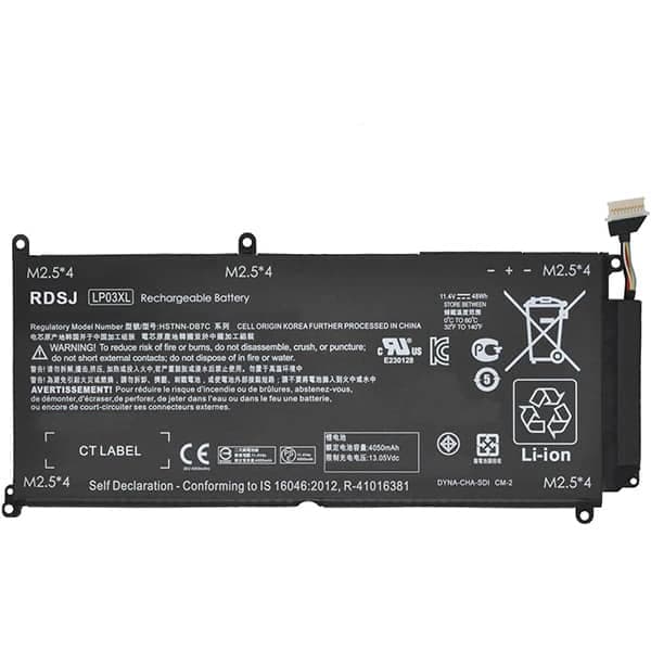 باتری لپ تاپ اچ پی ENVY 15-AE / LP03XL 53Wh