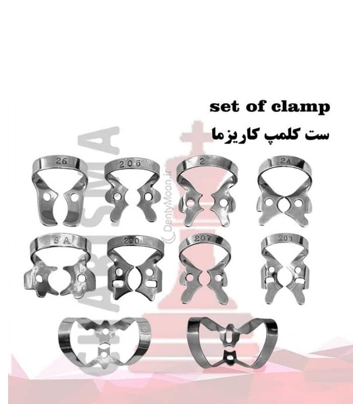 ست کلمپ 10 عددی کاریزما Charisma — تصویر ۳