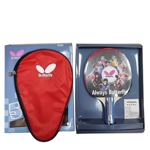 راکت پینگ پنگ باترفلای 5 ستاره Butterfly کیف دار