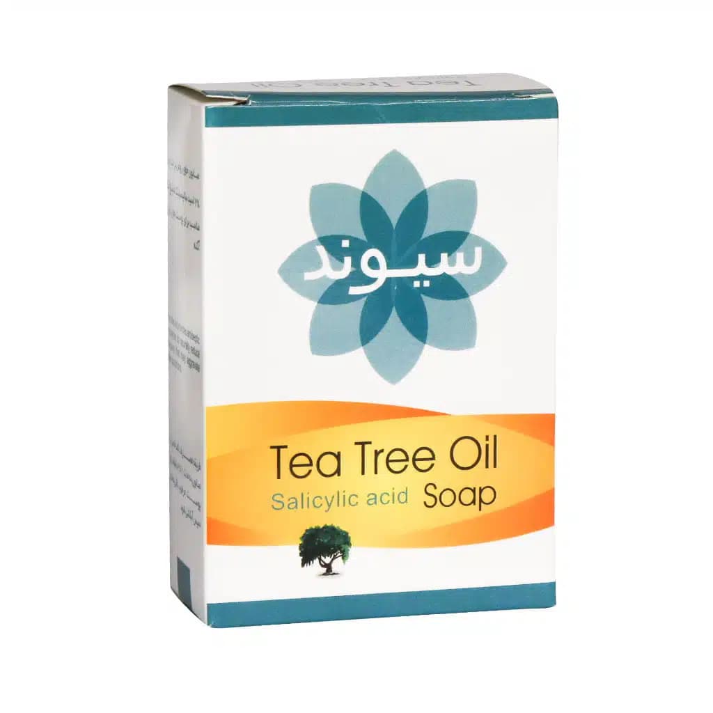 صابون ضد جوش حاوی روغن درخت چای و اسید سالیسیلیک 2% پوست های چرب سیوند 90گرم