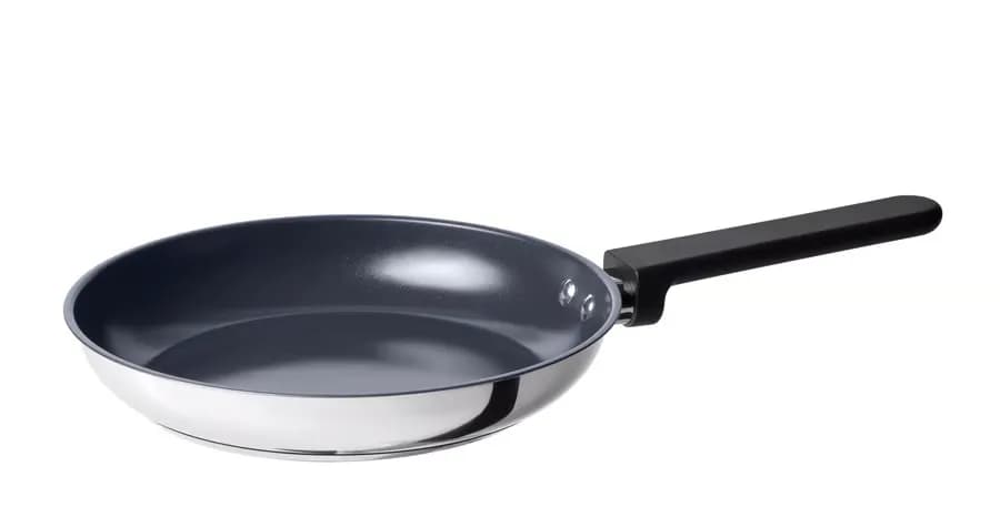 ماهیتابه، روکش نچسب/استیل ضد زنگ، 24 سانتی‌متر ایکیا مدل MIDDAGSMAT — تصویر ۱۰