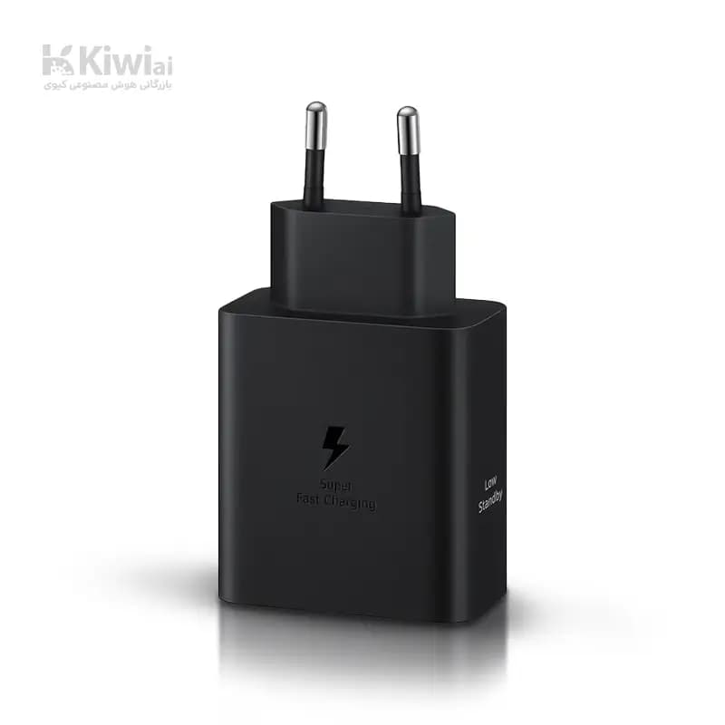 شارژر دیواری 50 وات سامسونگ مدل EP-T5020NBEGEU به همراه کابل USB-C – دو پین (اصل)- (ویتنام) — تصویر ۶