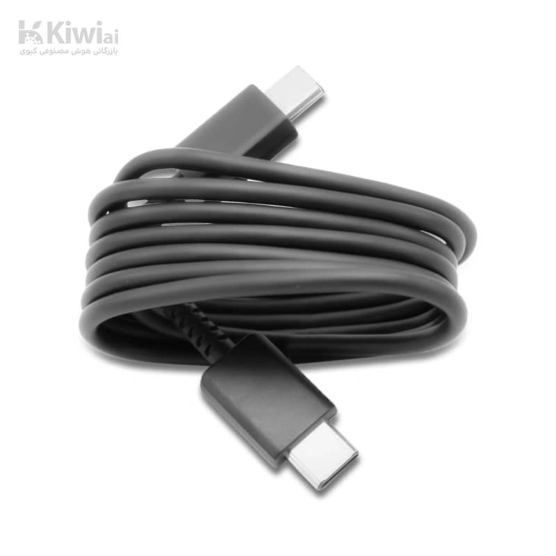 کابل تبدیل USB-C به USB-C سامسونگ (عمده پک ۱۰ عددی) مدل 1 متری – 2 آمپر EP-DA705BBEGWW – ویتنام — تصویر ۹