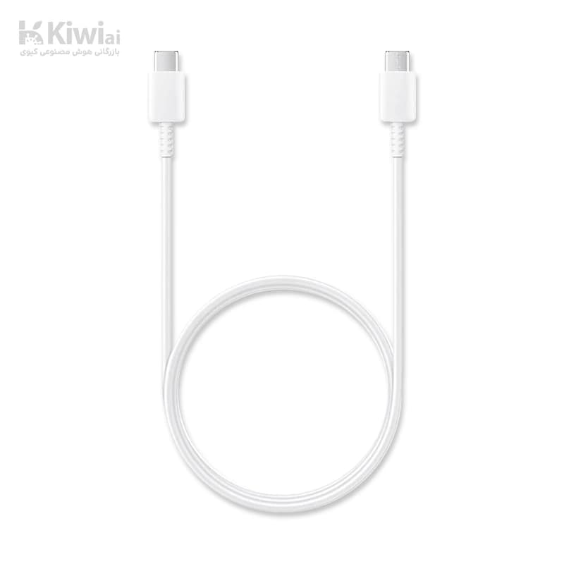 کابل تبدیل USB-C به USB-C سامسونگ (عمده پک ۱۰ عددی) مدل 1 متری – 2 آمپر EP-DA705BBEGWW – ویتنام — تصویر ۸