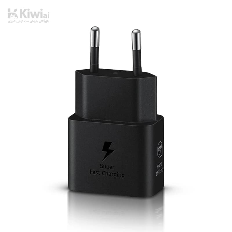 شارژر 25 وات سامسونگ مدل EP-T2510NBEGEU – دو پین (ویتنام) (اصلی) — تصویر ۲