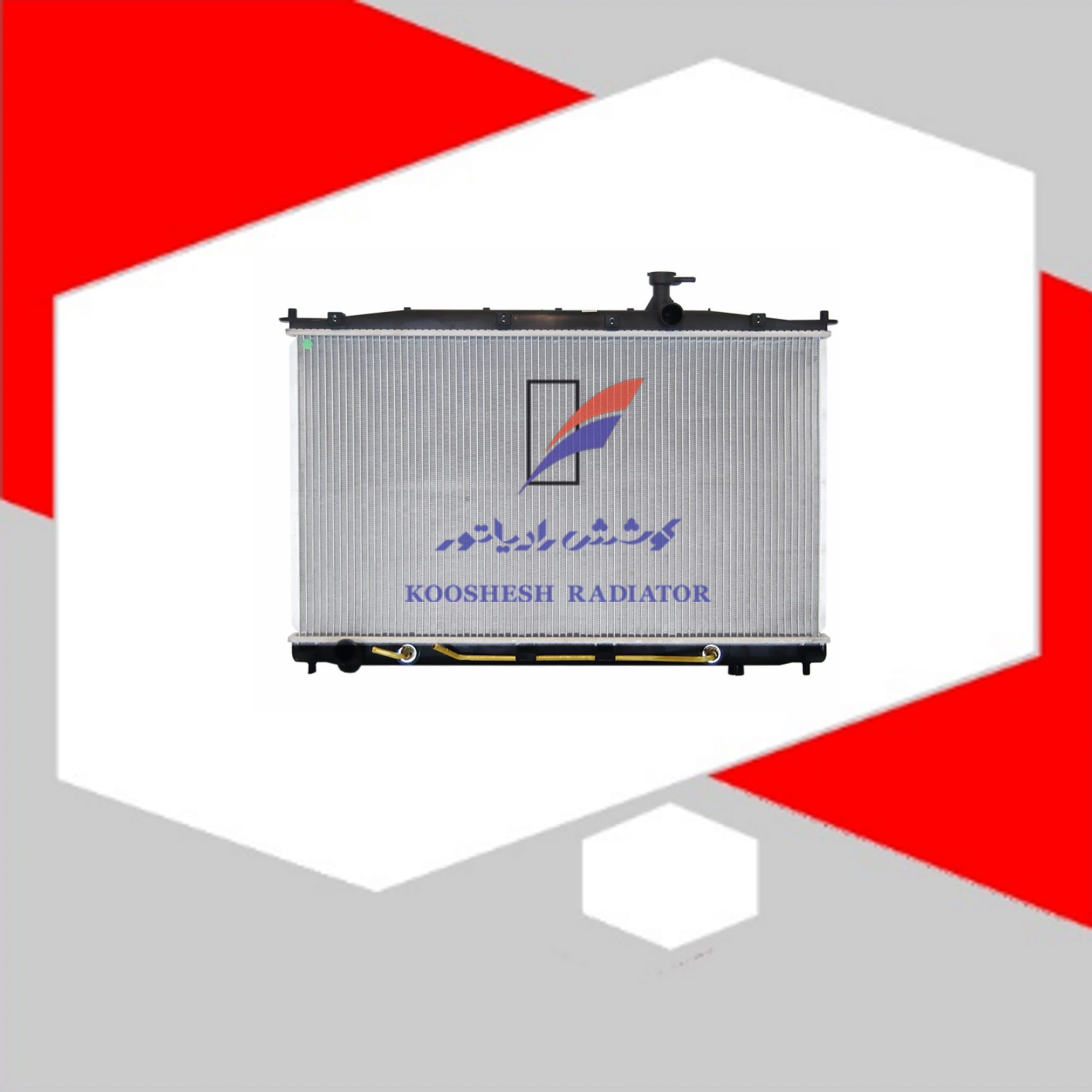 رادیاتور هیوندا سانتافه 2700 آلومینیومی