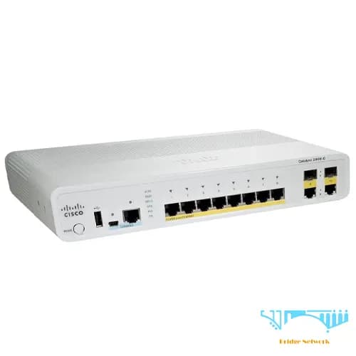 سوئیچ شبکه سیسکو 8 پورت WS-C2960C-8PC-L ریفر
