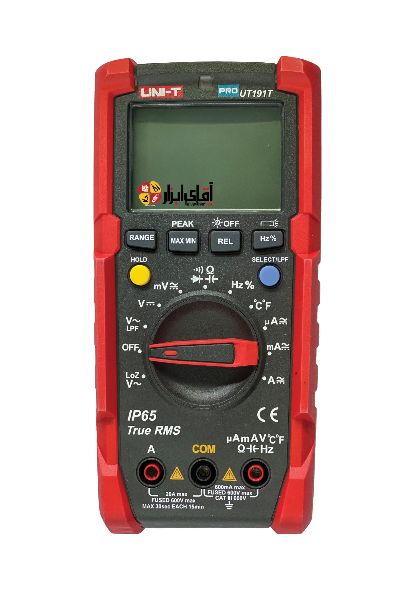 مولتی متر اتورنج دیجیتال ضدضربه و ضدآب حرفه ای یونیتی UNI-T UT191T