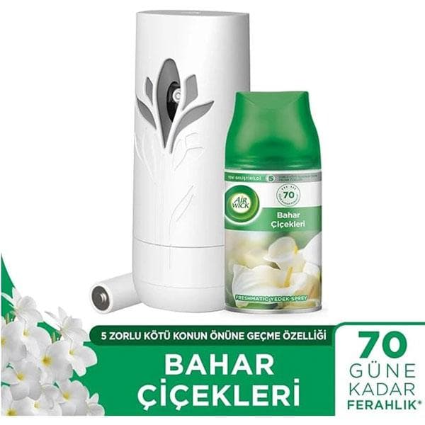 دستگاه اتوماتیک خوشبو کننده هوا ایر ویک با رایحه گل بهاری 250 میل — تصویر ۸