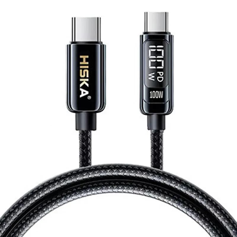 کابل تبدیل USB-C به USB-C هیسکا مدل LX-15CC طول 1.2 متر