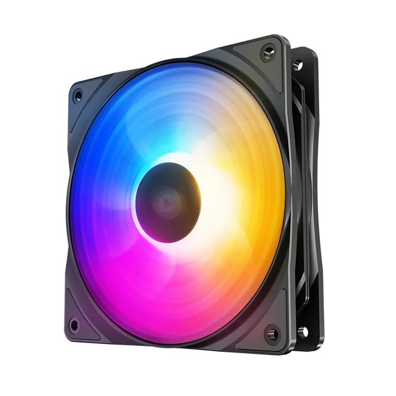 فن خنک کننده کیس 12 سانتی متری RGB دیپ کول مدل RF120 FS بدون پک — تصویر ۲