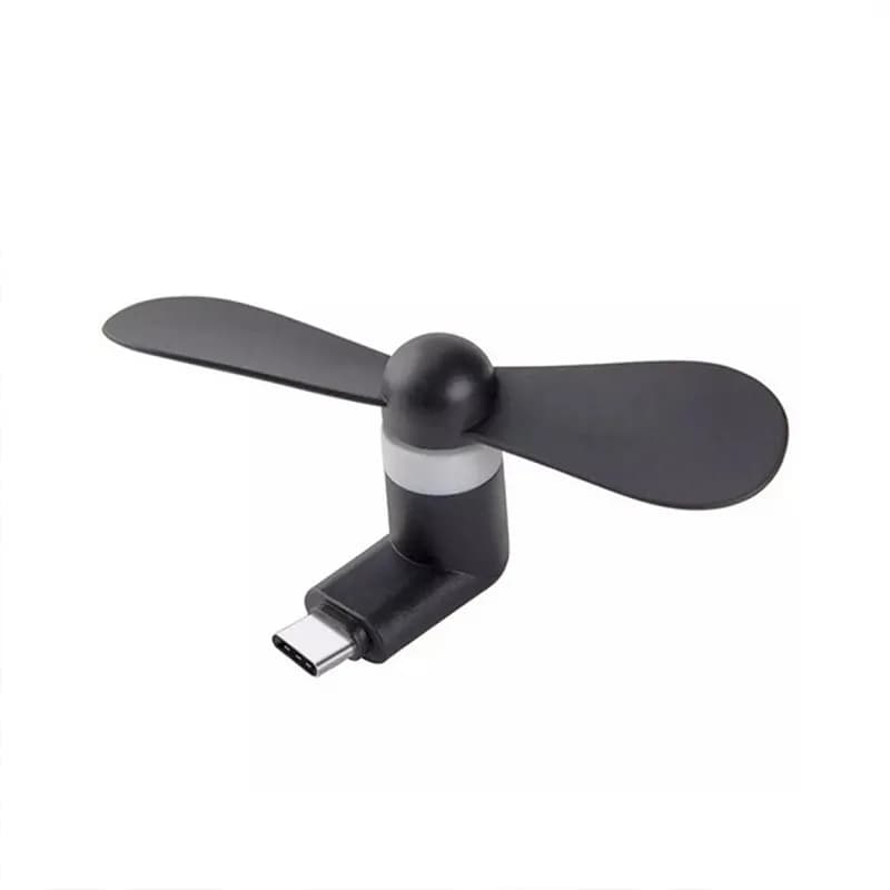 پنکه همراه USB-C تایپ سی مدل OTG Mini USB-TYPE C — تصویر ۲
