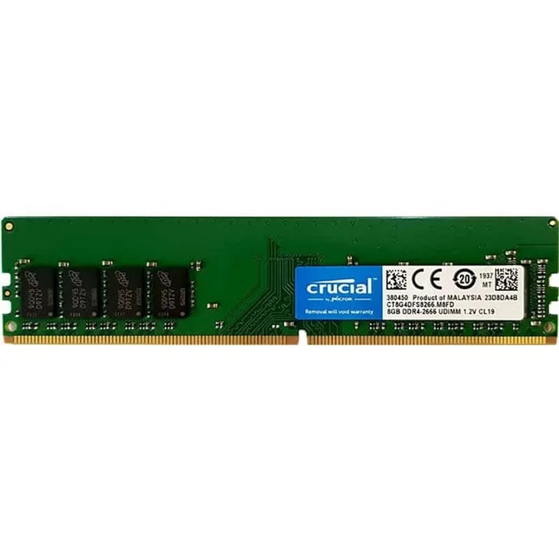 رم دسکتاپ DDR4 تک کاناله 2666 مگاهرتز کروشیال مدل CB8GU2666 ظرفیت 8 گیگابایت — تصویر ۲