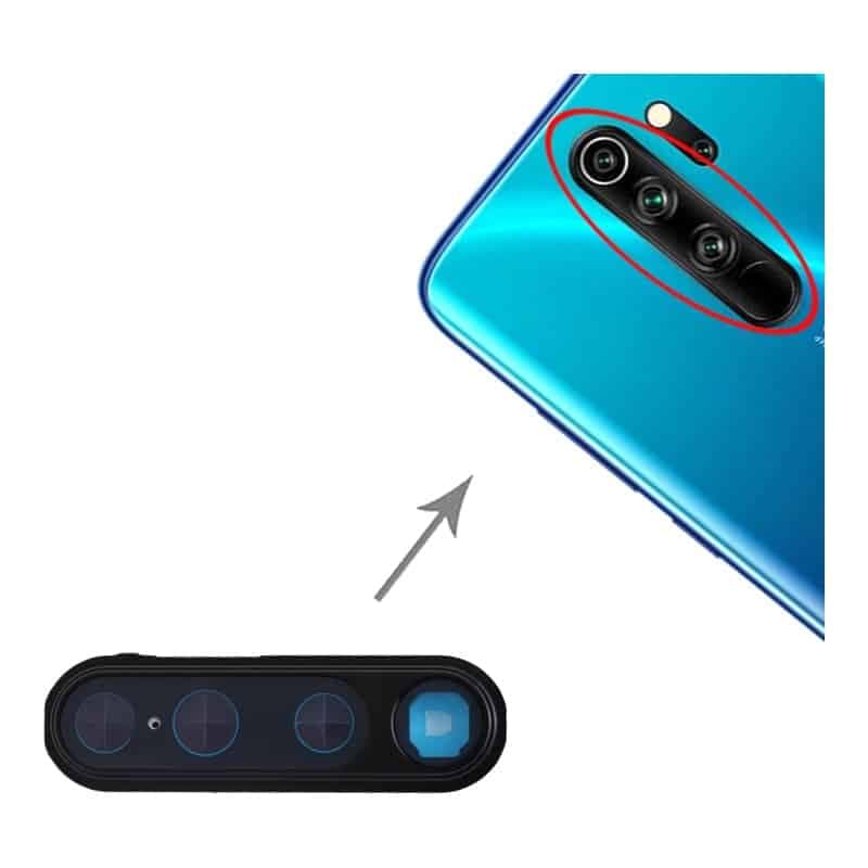 شیشه دوربین شیائومی نوت Xiaomi Note 8 Pro – با فریم