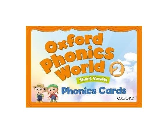 فلش کارت آکسفورد فونیکس ورد دو Oxford Phonics World 2 Flashcards