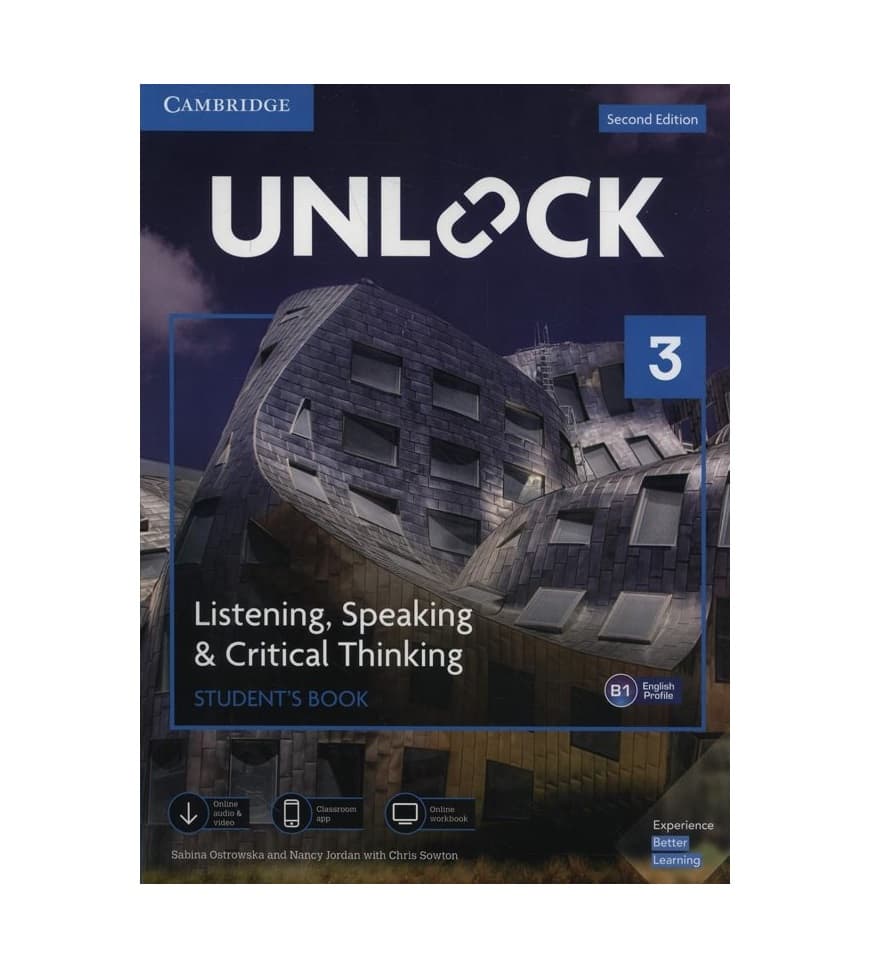 آنلاک سه لیسنینگ اسپیکینگ اند کریتیکال تینکینگ Unlock 3 Listening Speaking and Critical Thinking Second Edition