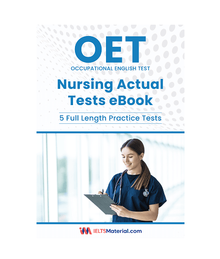 کتاب نرسینگ اکچوال تست OET Nursing Actual Tests Book
