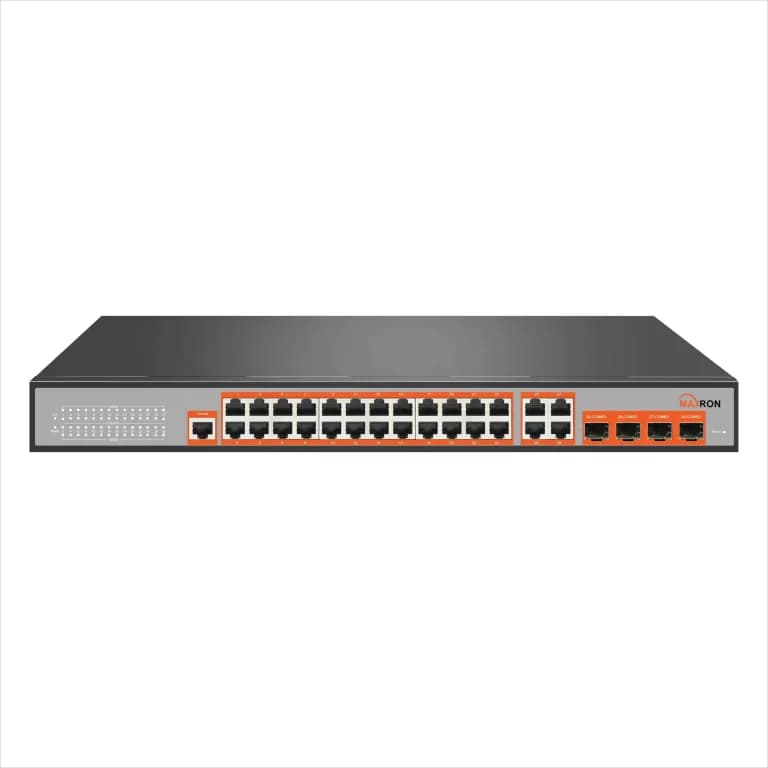 سوئیچ 24 پورت مکسرون مدل MSW-5424GCP-400I — تصویر ۳
