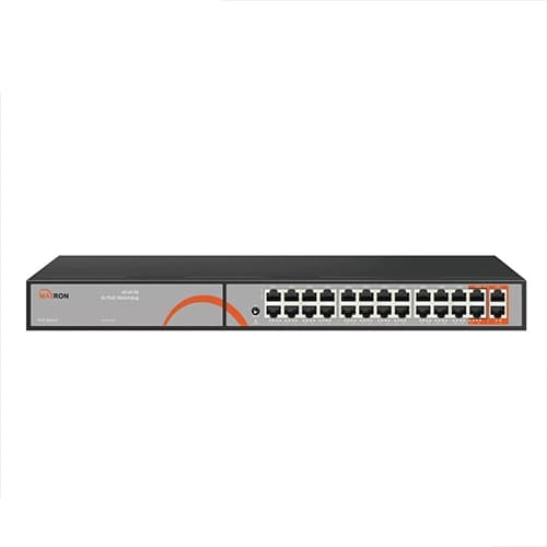 سوئیچ 24 پورت مکسرون مدل MSW-3224GFP-2GL-300I — تصویر ۴