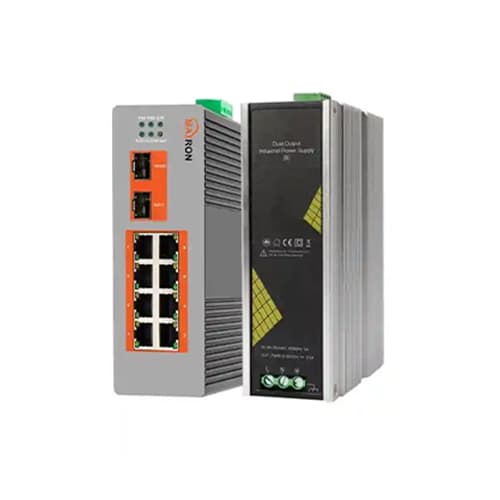 سوئیچ 8 پورت مدیریتی صنعتی مکسرون مدل MSW-5208GPI-240I — تصویر ۳