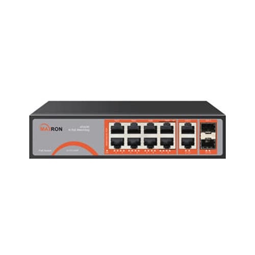سوئیچ 8 پورت مدیریتی صنعتی مکسرون مدل MSW-5808GCPI-240I — تصویر ۳