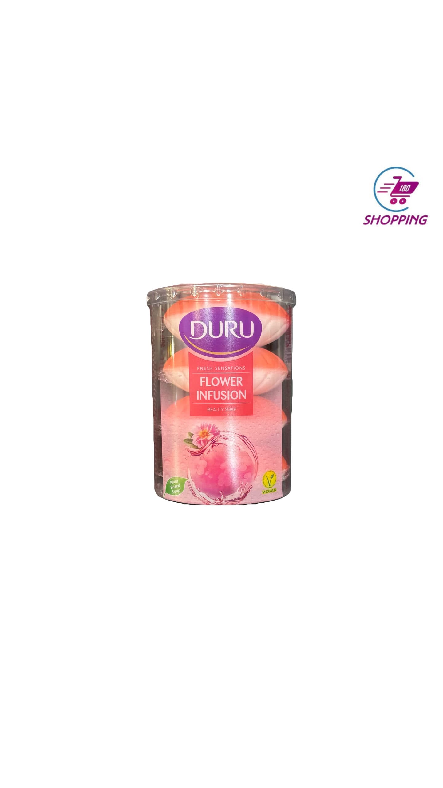 صابون گیاهی دورو مدل Flower infusion بسته 4 عددی