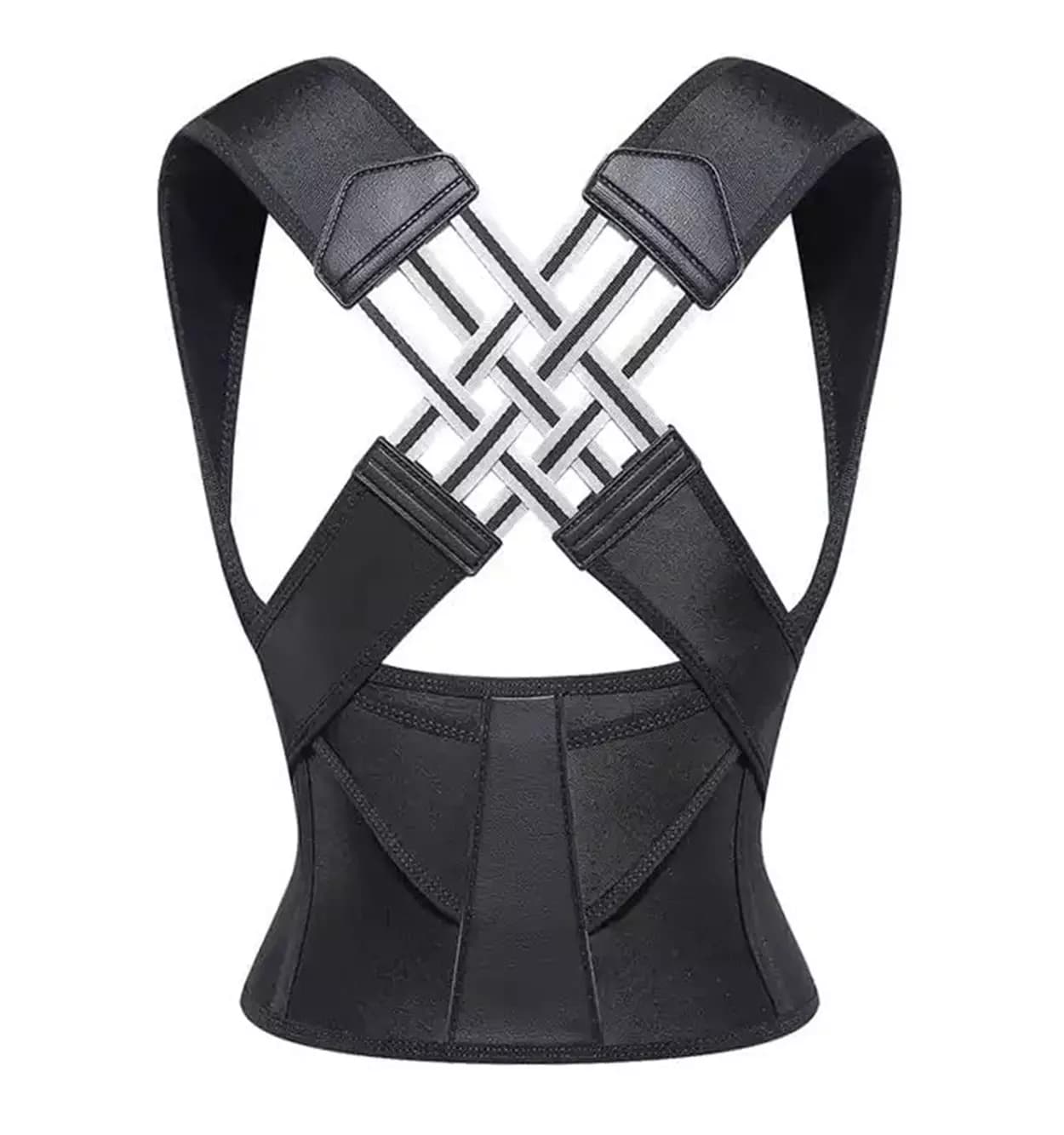 کمربند طبی اصلاح قوز کتف و کمر ضربدری مدل 46730 | Shoulder and Back Posture Corrector Belt — تصویر ۳
