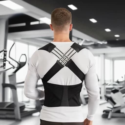 کمربند طبی اصلاح قوز کتف و کمر ضربدری مدل 46730 | Shoulder and Back Posture Corrector Belt — تصویر ۶