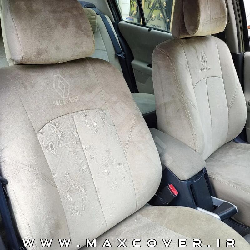 روکش صندلی رنو مگان Megane 2000 مخمل کرم