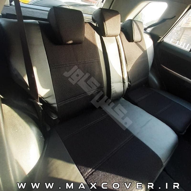 روکش صندلی سوزوکی ویتارا Vitara چرم و پارچه مشکی اسپایسی — تصویر ۶
