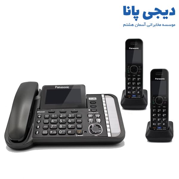 تلفن 2 خط پاناسونیک مدل Panasonic KX-TG9582