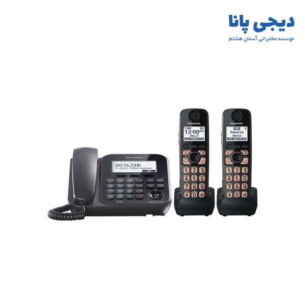 تلفن ثابت بیسیم پاناسونیک مدل Panasonic KX-TG4772 — تصویر ۲
