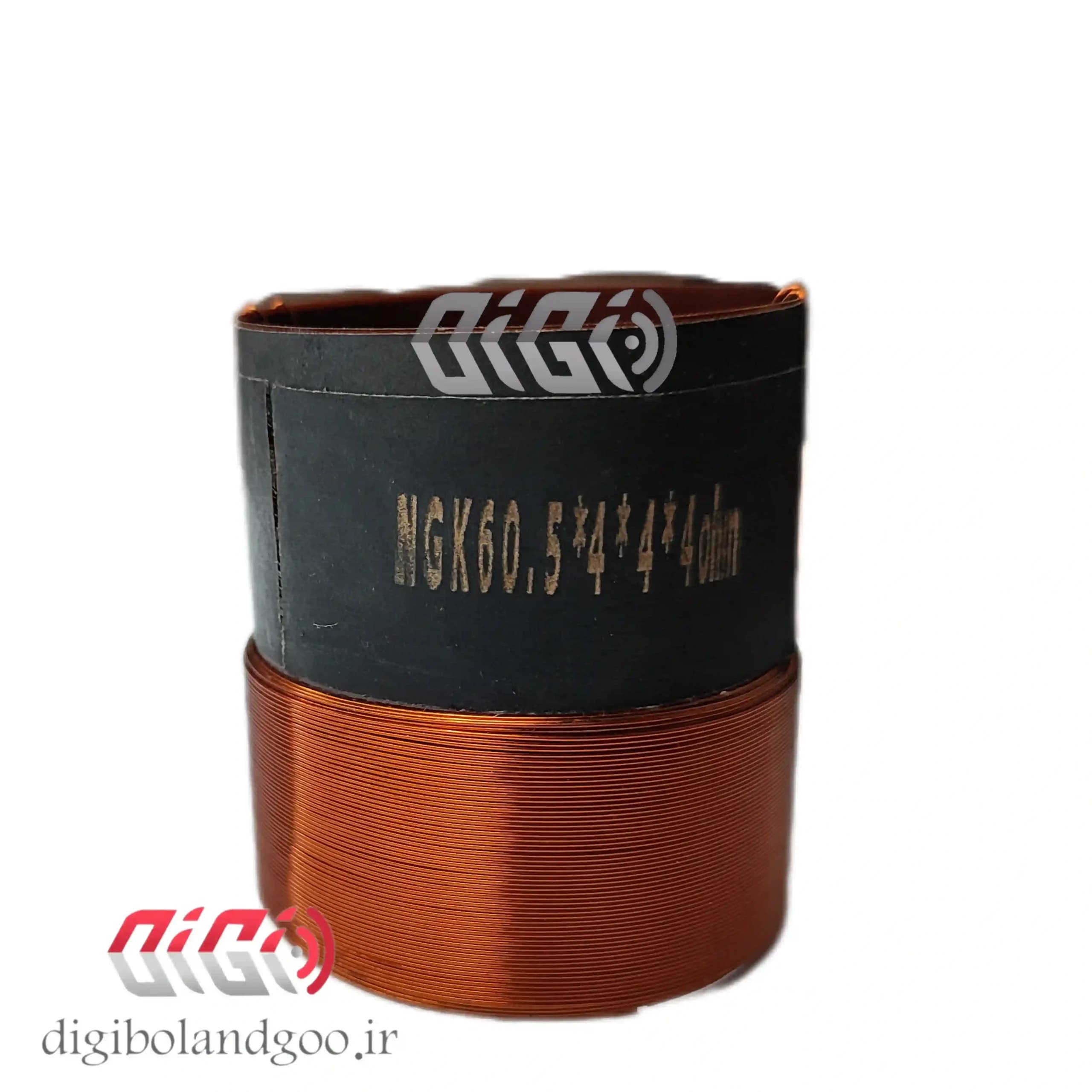 سیم پیچ سایز 60.5 سابی چهار دور دو کوئل 4 اهم — تصویر ۲