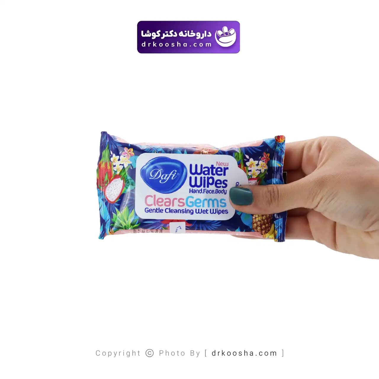 دستمال مرطوب دست و صورت دافی 12 عددی — تصویر ۳