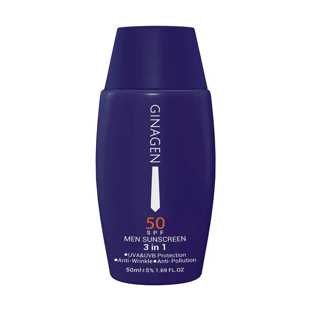 کرم ضد آفتاب 3 در 1 آقایان ژیناژن SPF50 — تصویر ۷