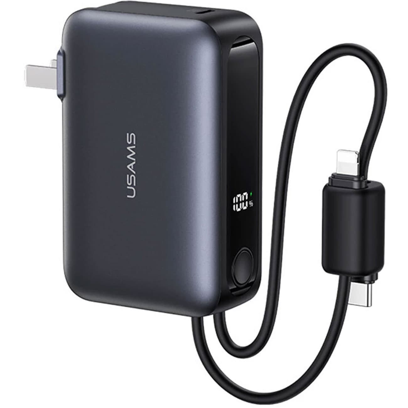 پاور بانک و شارژر یوسامز USAMS مدل CD260 ظرفیت 10000میلی آمپر 22.5 وات