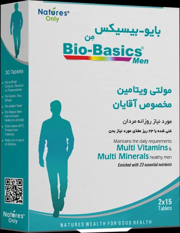 قرص بایو سیکس من 30 عددی + مولتی‌ویتامین و مینرال آقایان
