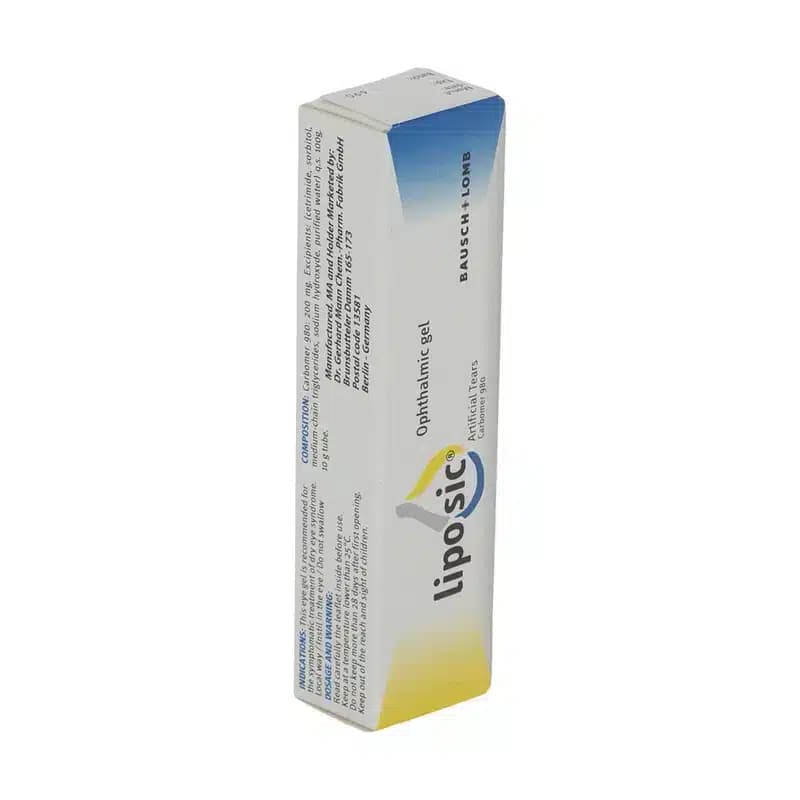 ژل چشمی لیپوزیک بوش اند لومب – 10 گرم+ درمان خشکی چشم — تصویر ۳
