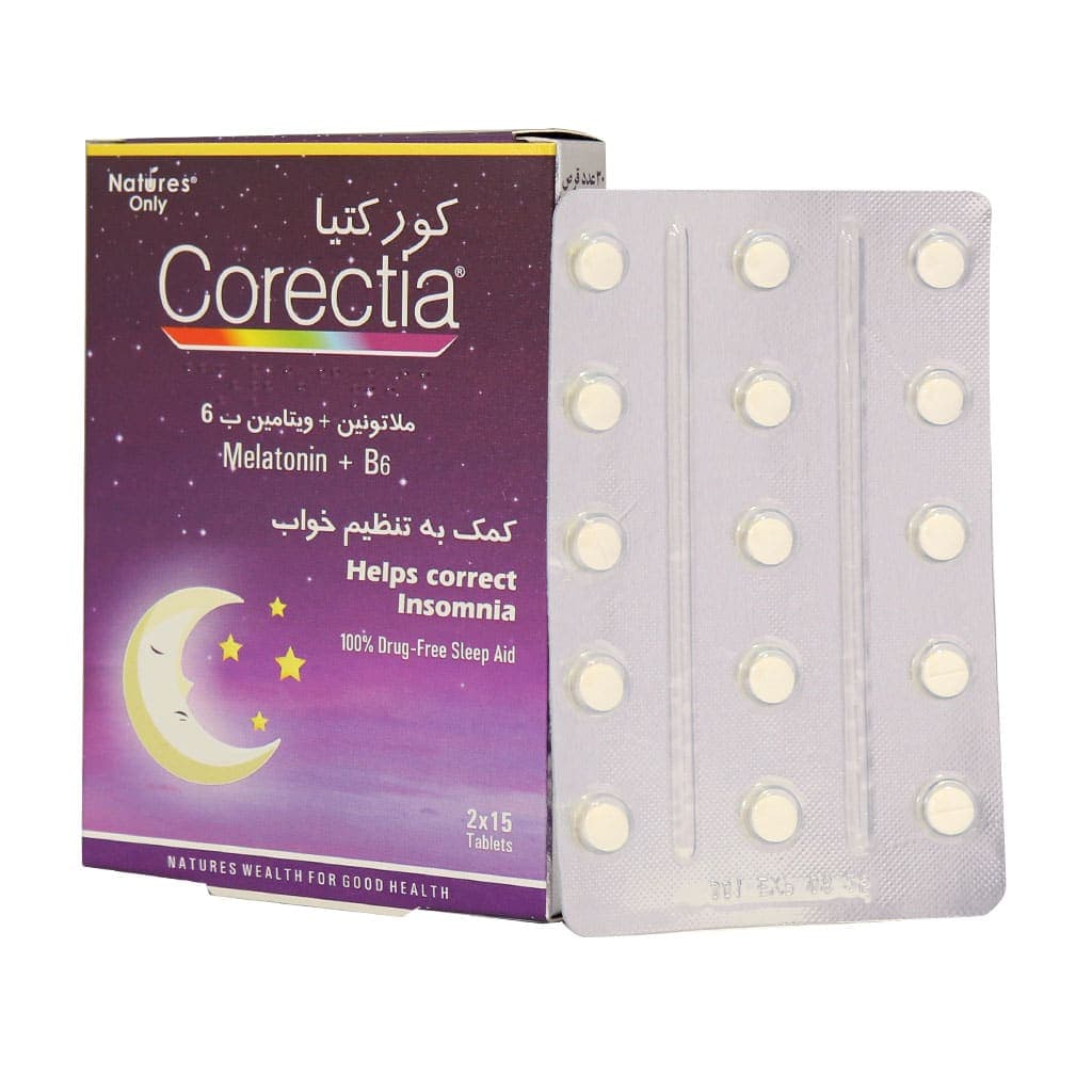 قرص کورکتیا نیچرز اونلی بسته 30 عددی | کمک به بهبود کیفیت و مدت‌زمان خواب — تصویر ۹