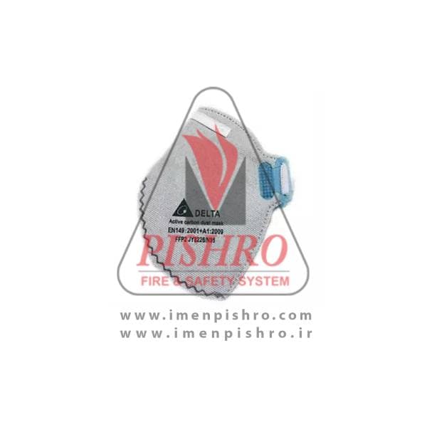 ماسک سوپاپ دار N95 دلتا DELTA FFP2 JY8226 — تصویر ۲