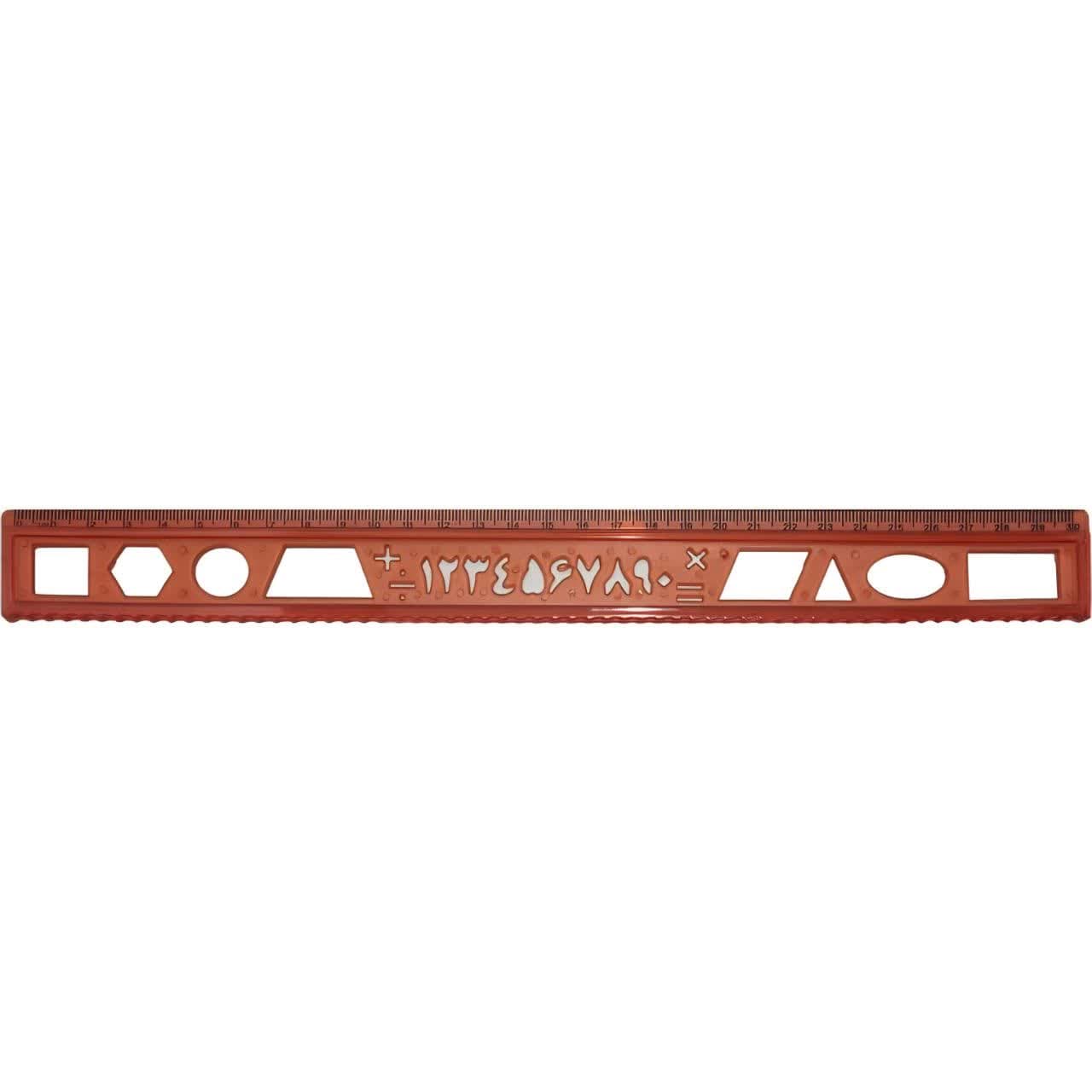 خط کش شابلون ژله ای 30cm